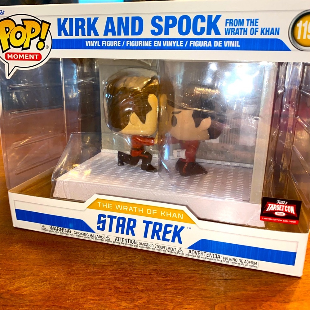 Kirk and Spock Funko pop